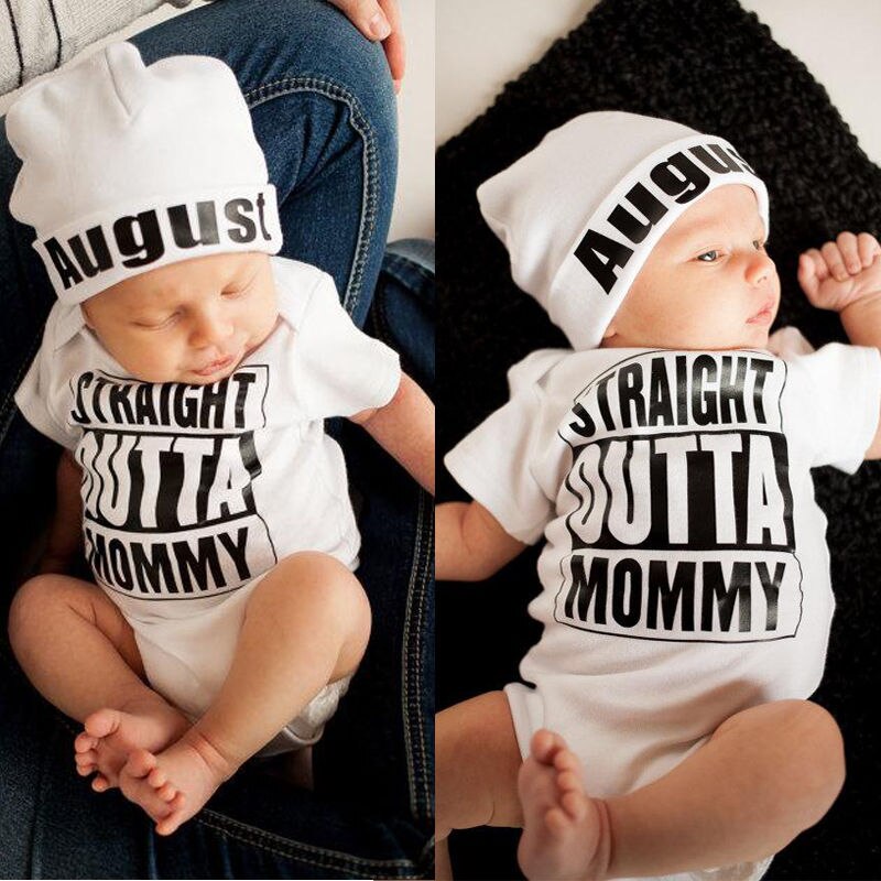 Citgeett Sommer Baby Mädchen Jungen Kleidung Strampler Baumwolle Neugeborenen knapp Gedruckt Weiß Kurze Gesamt Gesamt Strampler Outfits