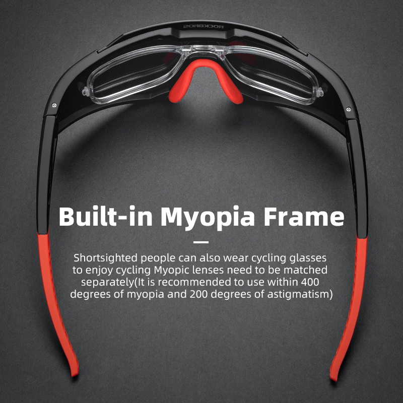 ROCKBROS Cycling Glasses UV400 Protection Bike Sunglasses Photochromic Polarised Lens Eyewear Goggles MTB Road Bicycle Glasses