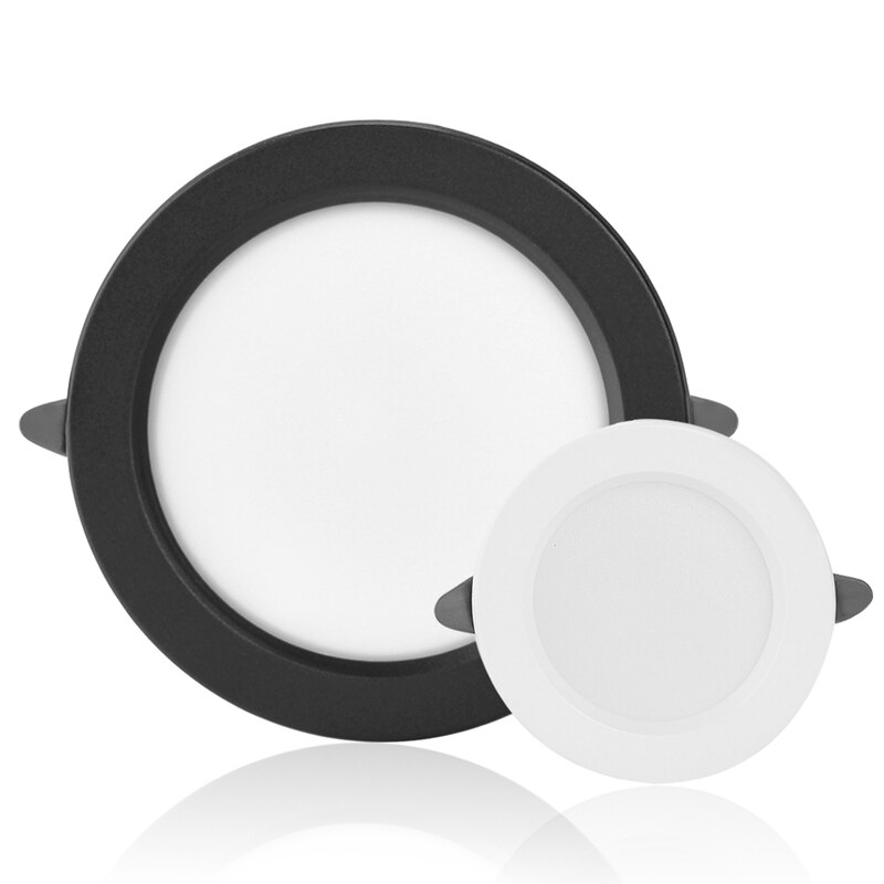 5W 9W 12W 18W AC220V ~ 240V Recesso LEVOU Downlight Rodada LEVOU luz Do Ponto Interior CONDUZIU a Lâmpada Do Teto Para sala de estar quarto Iluminação