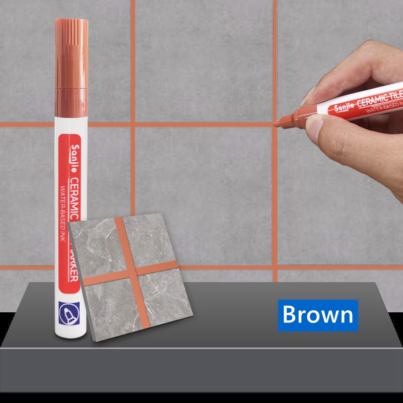 Stylo marqueur de restauration de coulis de mur de stylo de carrelage de coulis blanc imperméable pour des stylos de réparation de couture de décontamination de sol de mur de salle de bains