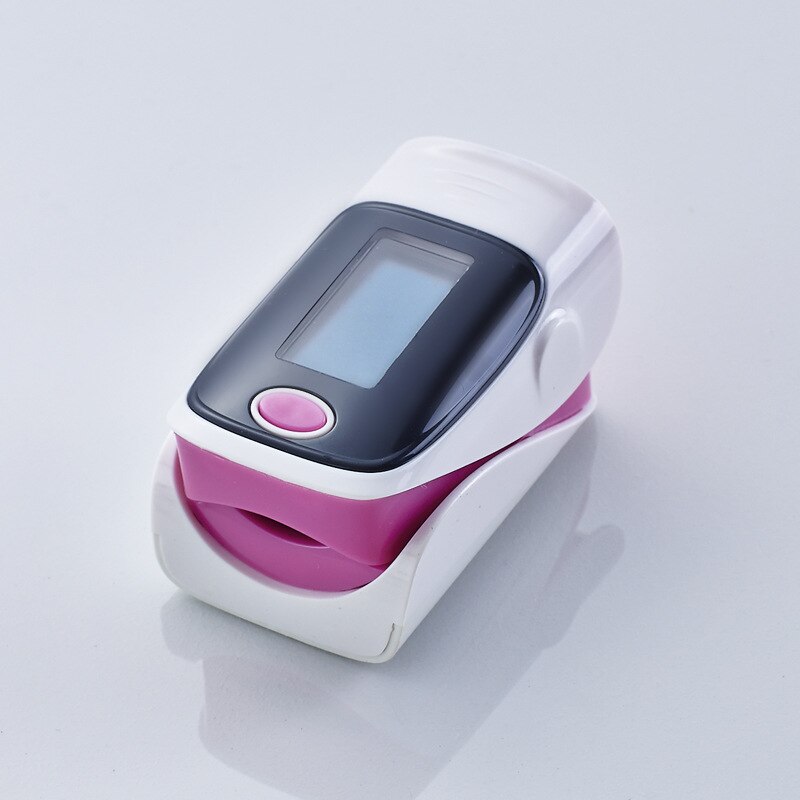 Fingertip Pulse Oximeter Oximetry Finger Oximeter Blood Oxygen Saturation Monitor Personal Health Pulse Blood Pressure Tester: pink