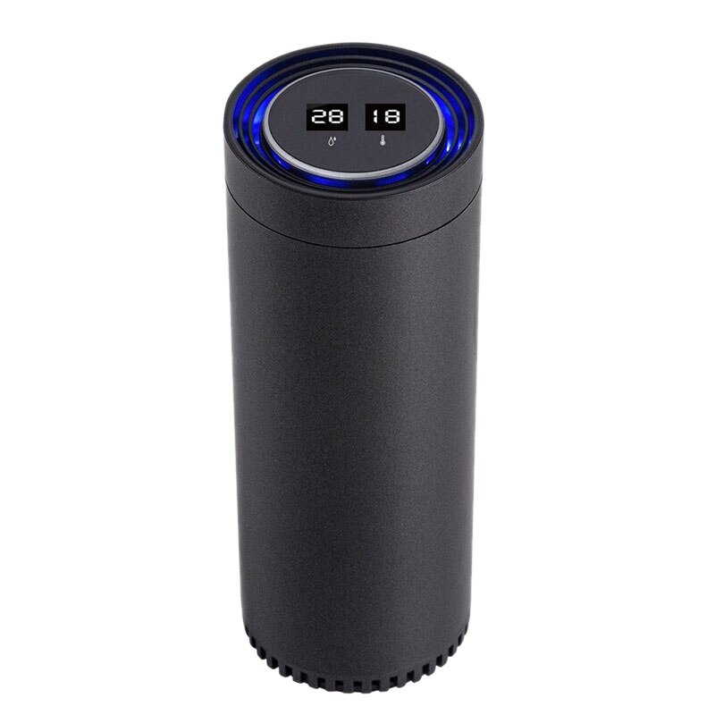 Plasma Cluster Deodorization Digital Temperature Air Purifier / Humidity Display Aroma Function Ionizer