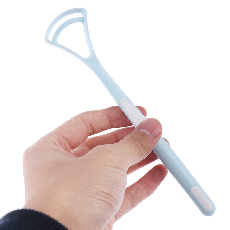 2 uds limpiador y rascador de lengua raspador de lengua para niños plástico suave bacterias juego de limpieza