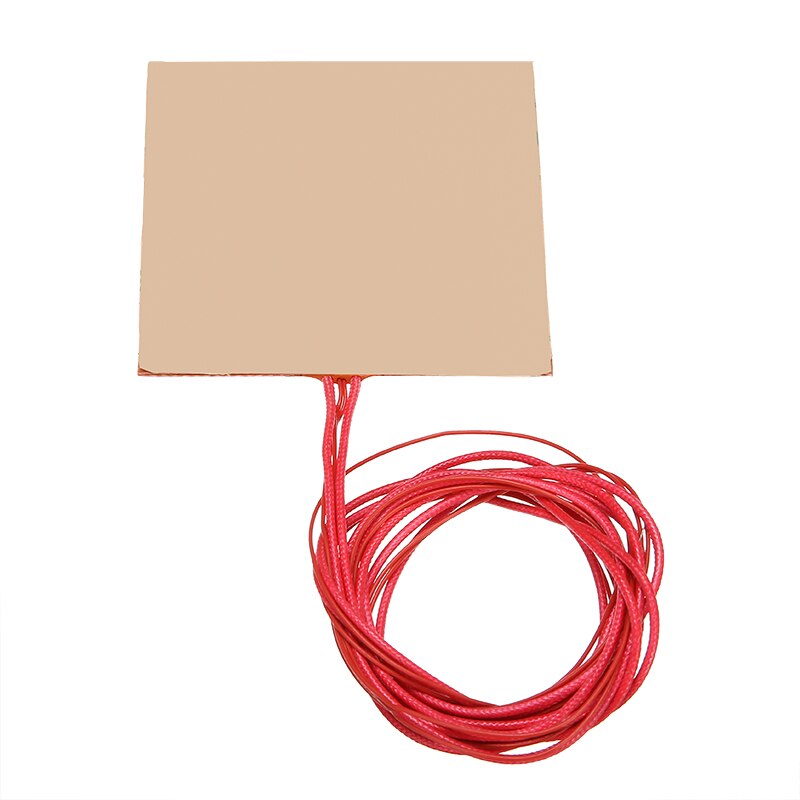 50W 12V Silikon Heizung Pad Elektrische Silikon Wärme matt Für 3D Drucker Erhitzt Bett Heizung Matte Erwärmung Werkzeuge 100x100mm