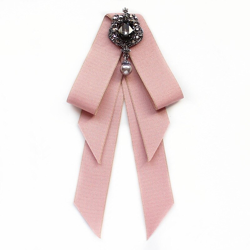 I-remiel – Broche en velours rouge, nœud papillon, col, broches, chemisier, vêtements pour femmes, accessoires, bijoux à la: 11