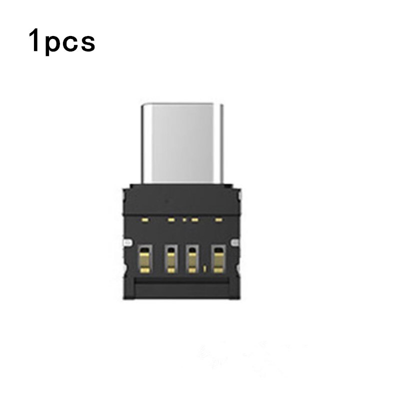 1/2pcs USB-C 3.1 Type C Male To USB Female OTG Adapter Converter For U Disk: 1pcs