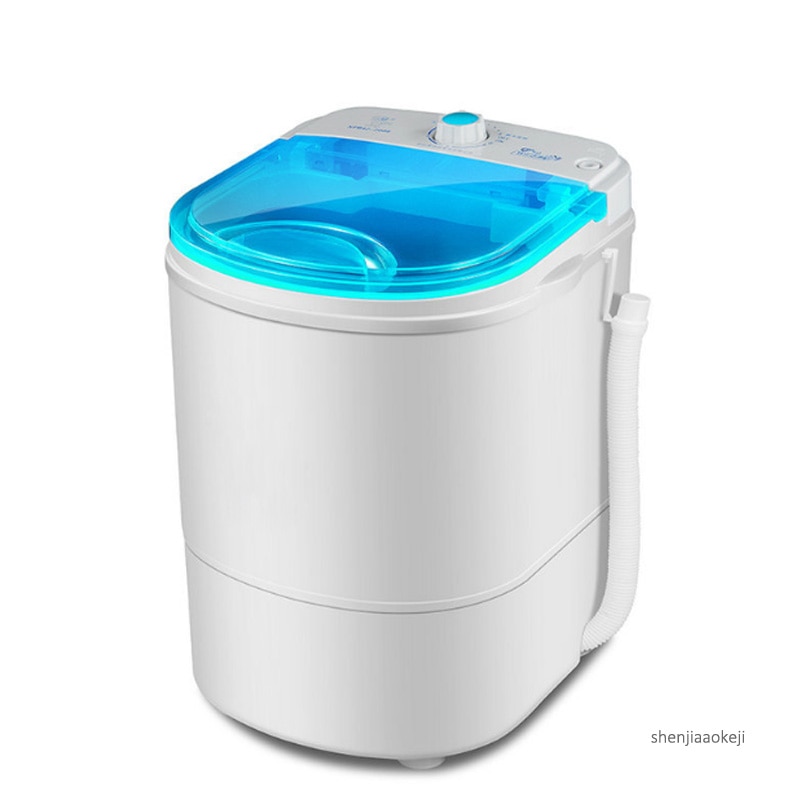 220v clothes mini washing machine small portable washing machine low noise semi-automatic single-barrel washer for home dorm