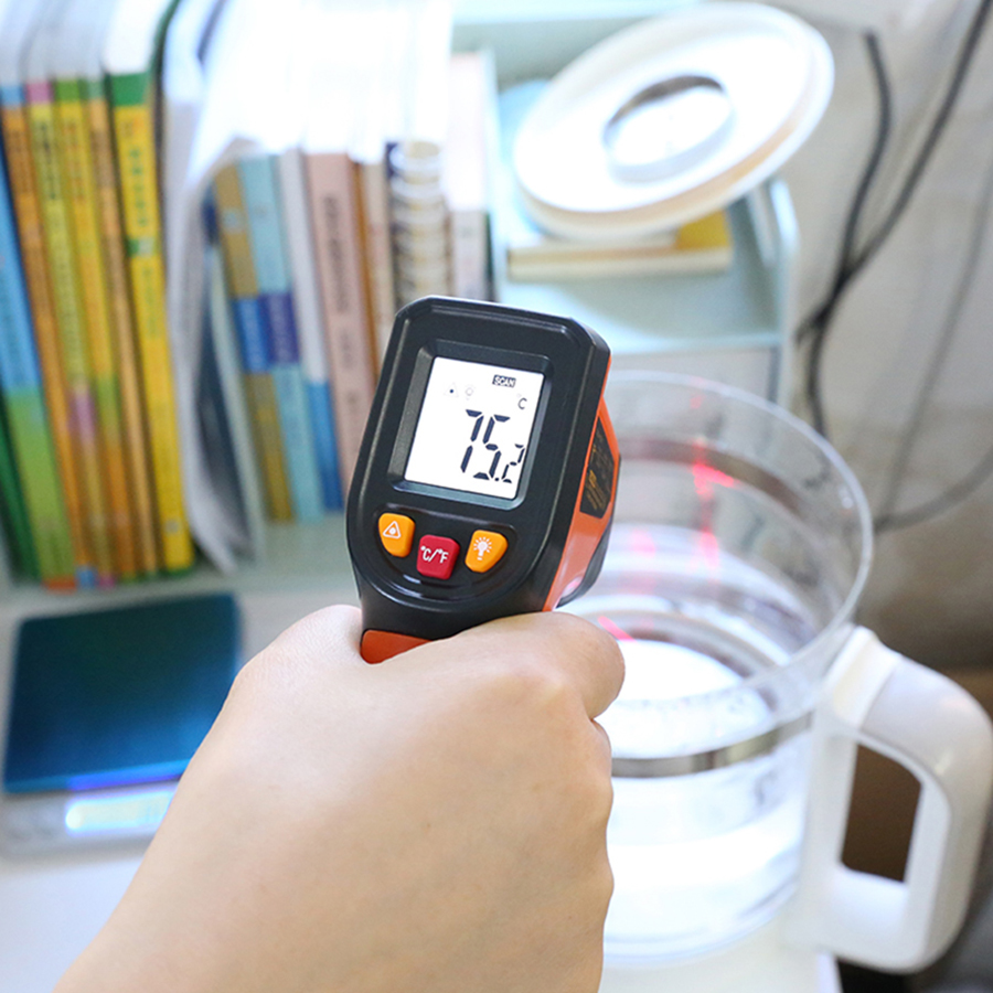 NJTY T400A T600A High Precision Infrared Thermometer, Water Thermometer, Baking and Kitchen Industrial Thermometer