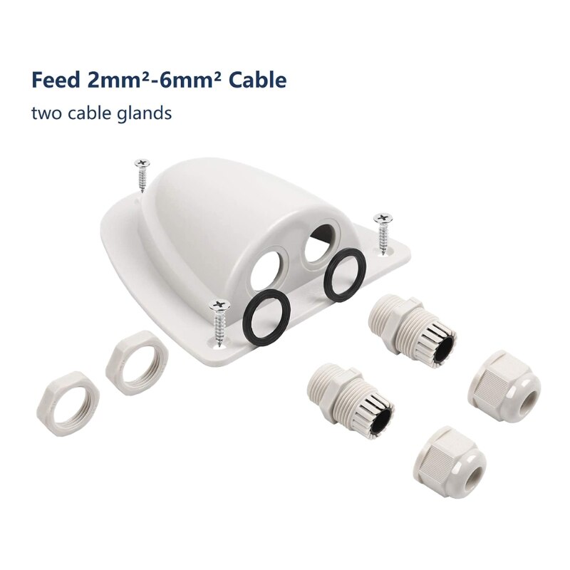 Solar Cable Entry Gland Housing Box Weatherproof Cable Entry Plate for Solar K0AB