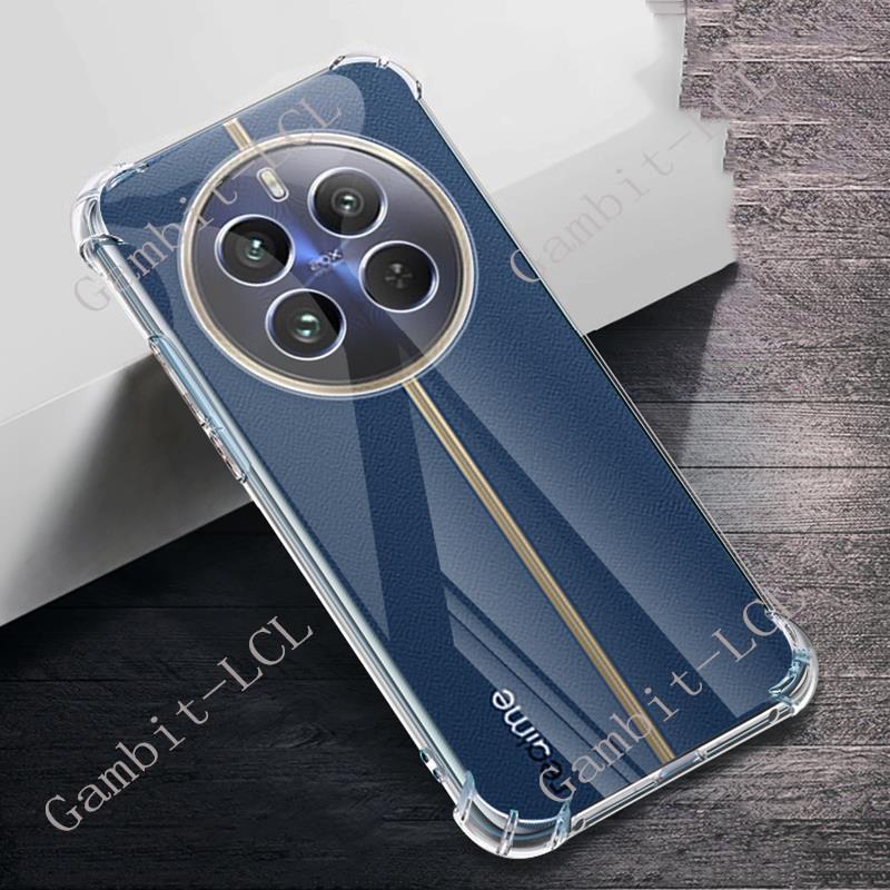 Schutzhülle aus silikon für realme 12 , 4g 12+ 5g 12 plus und realme 12+  rmx 3867 – stoßfest, aus weichem tpu