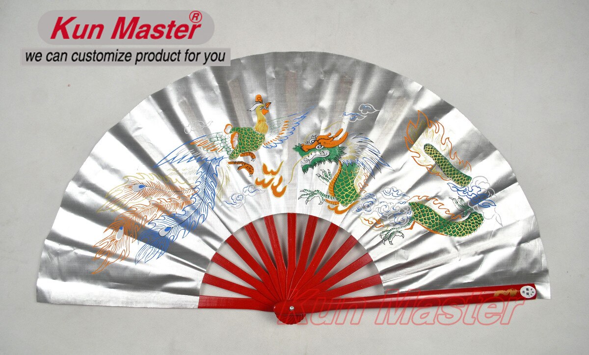 Wakken, Chinees, kingvoet, dans, uitvoeringen, tai chi, bamboe. Red Background Style1