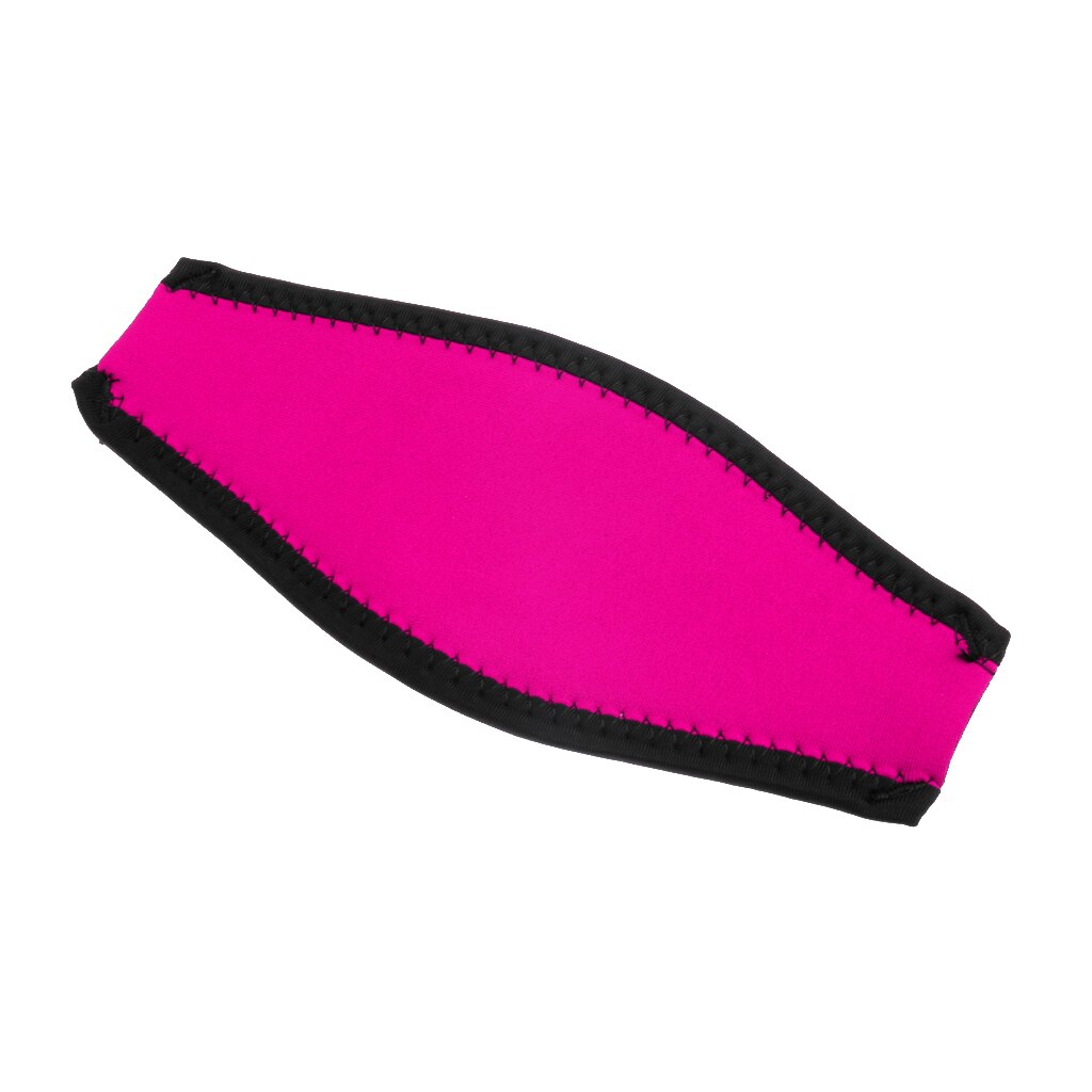 Duikers Duiken Verstelbare Fit Masker Band Haar Bescherming Gear Wrap Duiken Masker Strap Cover Neopreen: Rose Red