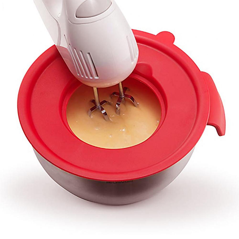 Cuencos para mezclar con tapas, de acero inoxidable, rallador multiusos, contenedor de alimentos, vajilla
