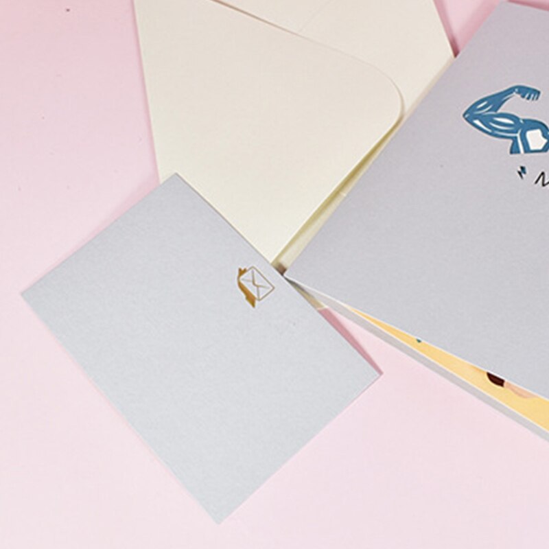 Handmade 3D Pop-Up Greeting Card for Father's Day Thank You Cards with Envelope 91AD