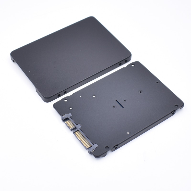M.2 NGFF SSD to 2.5&quot; sata ssd Drives Card for SATA III Supports M.2 NGFF SATA with Aluminum Case Enclosure