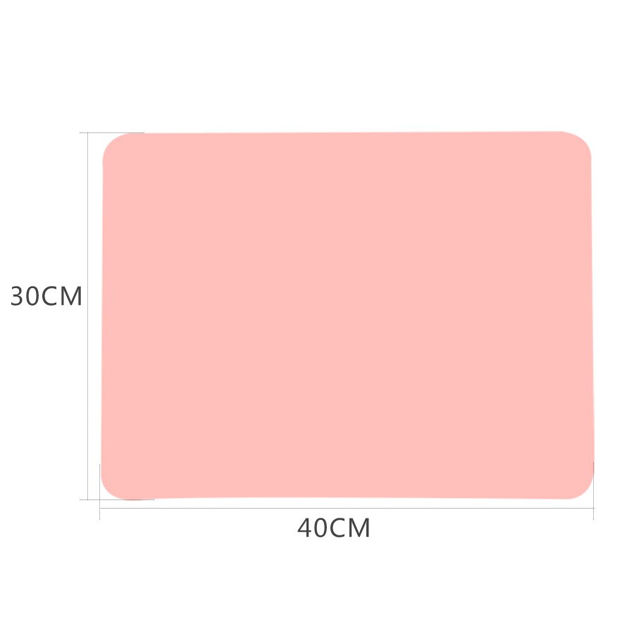 Thick Table Mat Rectangle 30*40cm Silicone Place Mats Heat Resistant Waterproof Non Slip Table Mats Kitchen Accessories