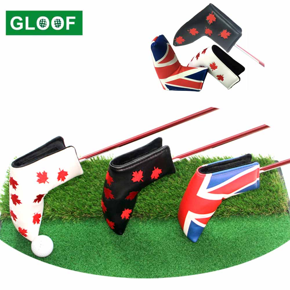 1Pcs Golf Head Covers PU Club Accessories Golf Putter Cover Headcover for Blade Golf Club Head Covers Accessory