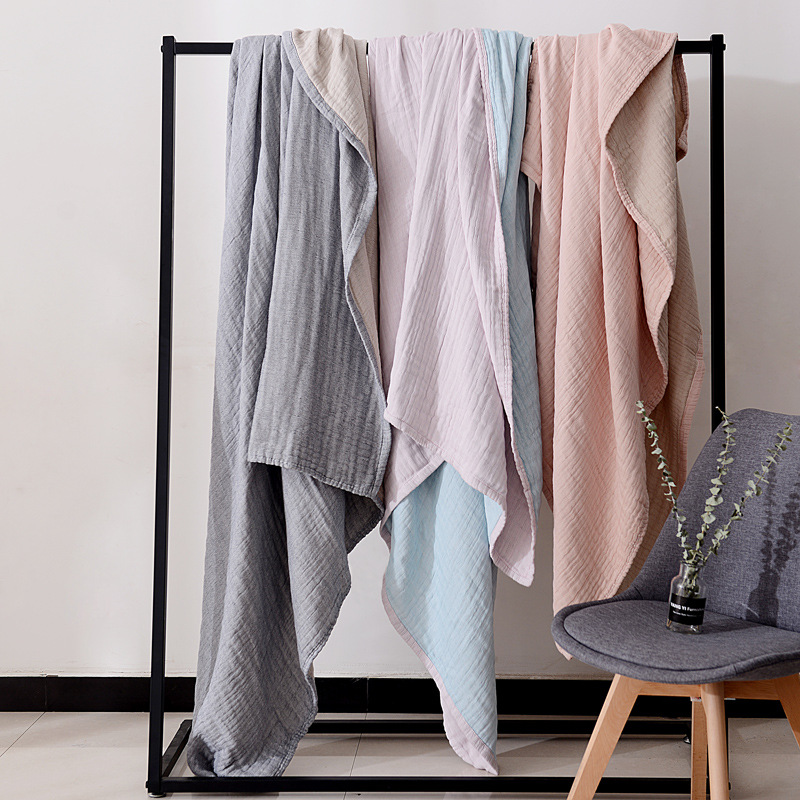 Garza di cotone Mussola Coperte E plaid Coperta per Letto Da Letto in Cotone Copertura Divano proprietà aria Condizionata Copriletto per I Bambini Adulti
