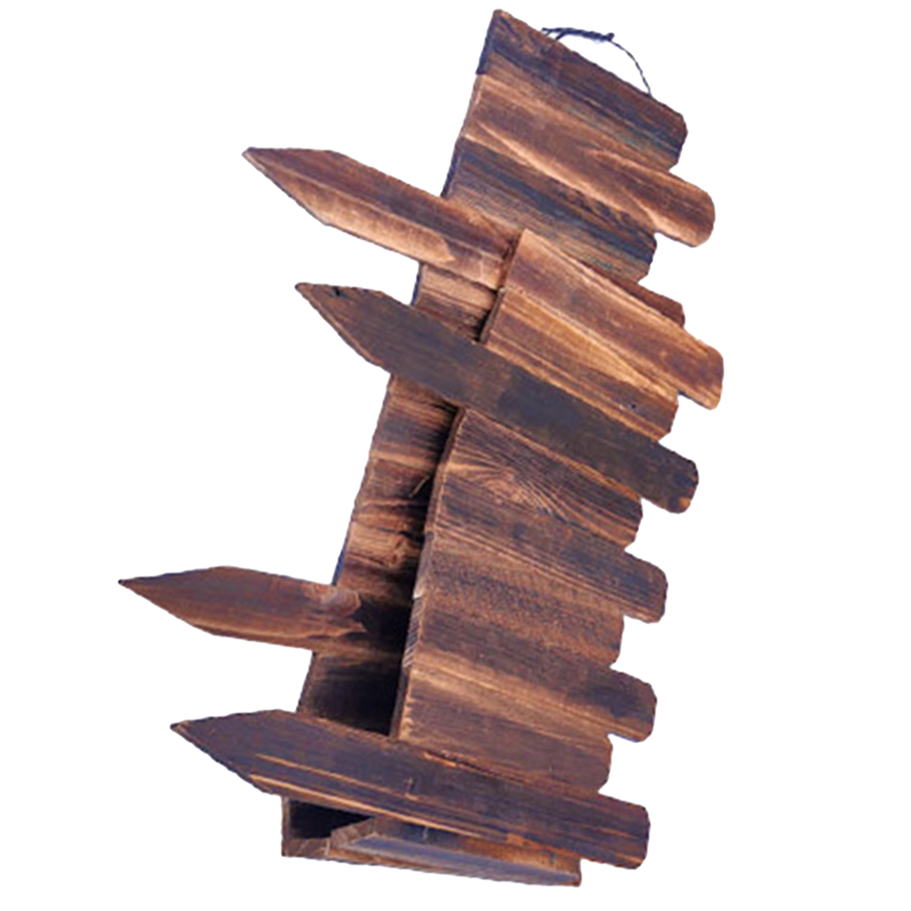 Borde de valla de jardín de madera, protección anticorrosión para césped y paisaje, arbustos decorativos naturales reutilizables para exteriores, árboles y plantas