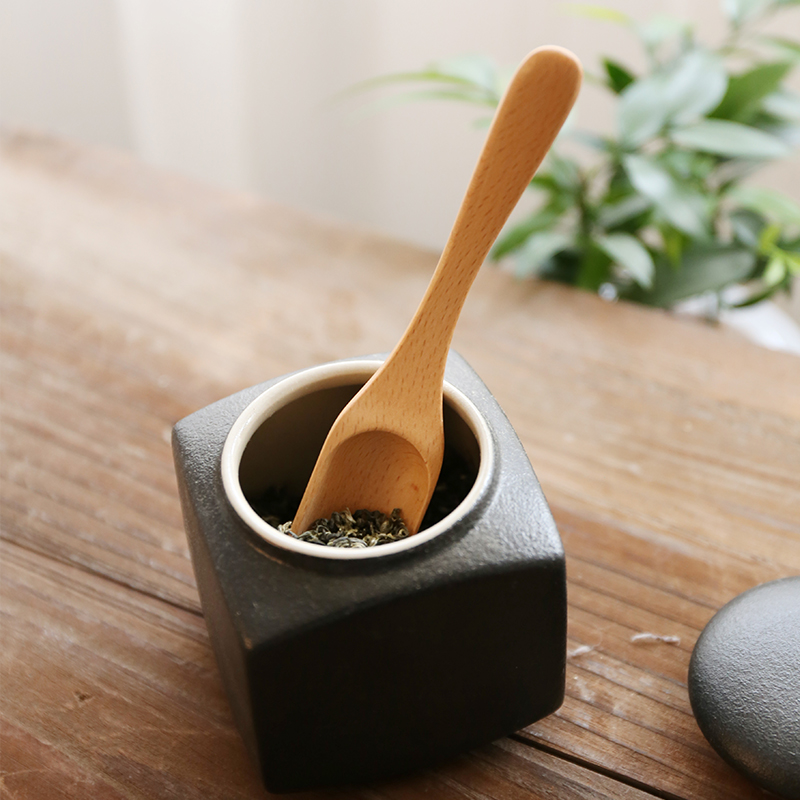 Cuchara de madera para té, pala para ceremonia del té de Kung Fu, seis partes para caballeros, accesorios para té hechos a mano, herramientas de té clásicas
