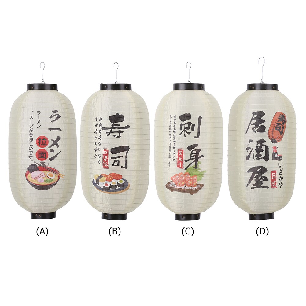 Vattentät 10 tums traditionell japansk stil tyglyktor pub restaurang inredning tecken bistro restaurang fest dekoration