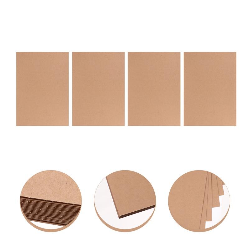 20 Pcs 1 Set Cardboard Sheets A3 Size Kraft Cardboard (Kraft Paper Color)