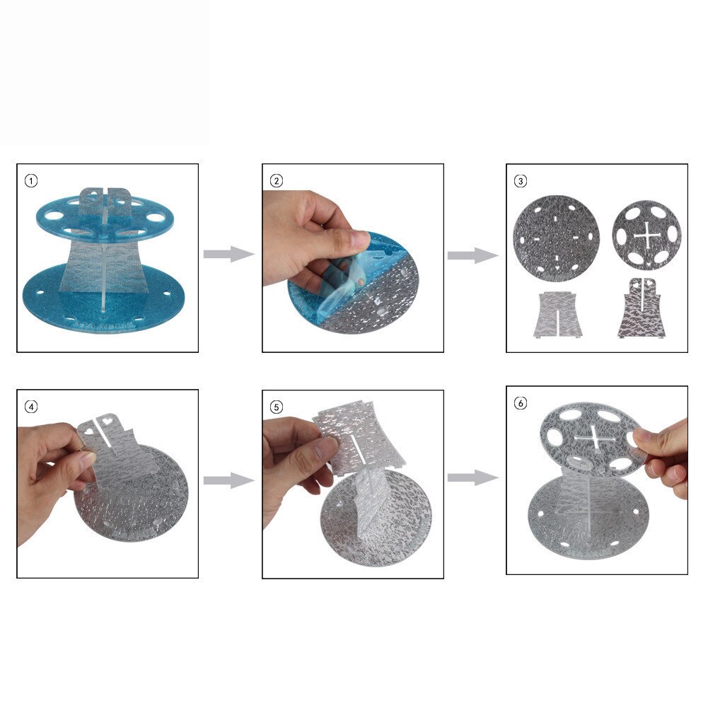 6 Hole Oval Makeup Brush Holder Drying Rack Organizer Brush Desplay Holders Drying Stand Storage Cosmetic Shelf Beauty Tool 1121