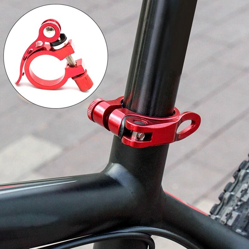 Mountainbike Zadelbuisklem Fietsstoeltje Buisklem Lock Snelsluiting Aluminium Ultralight Zadelbuisklem Fiets Deel