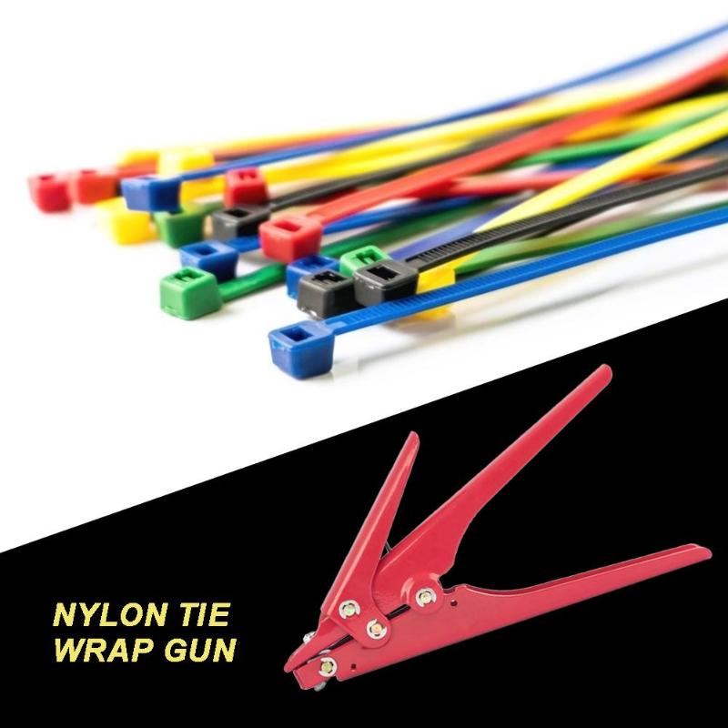 High Carbon Steel Automatic Tension Nylon Zip Cable Tie Hand Tools Fastening Strapping Cutting Cables Wires Clamp Pliers