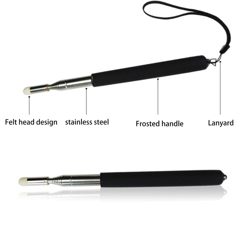 Telescoping Teacher Pointer 4 Pcs Stick Extendable Pointer for Classroom Electronic Whiteboard Collapsable Kids