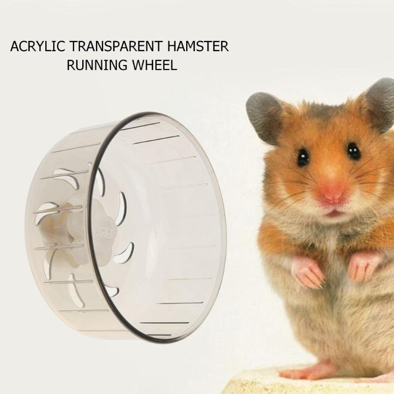 Transparante Pet Oefening Wiel Hamster Disc Hamster Jogging Wiel Running Loopband Stille Kleine Huisdier Sport Running Wielen