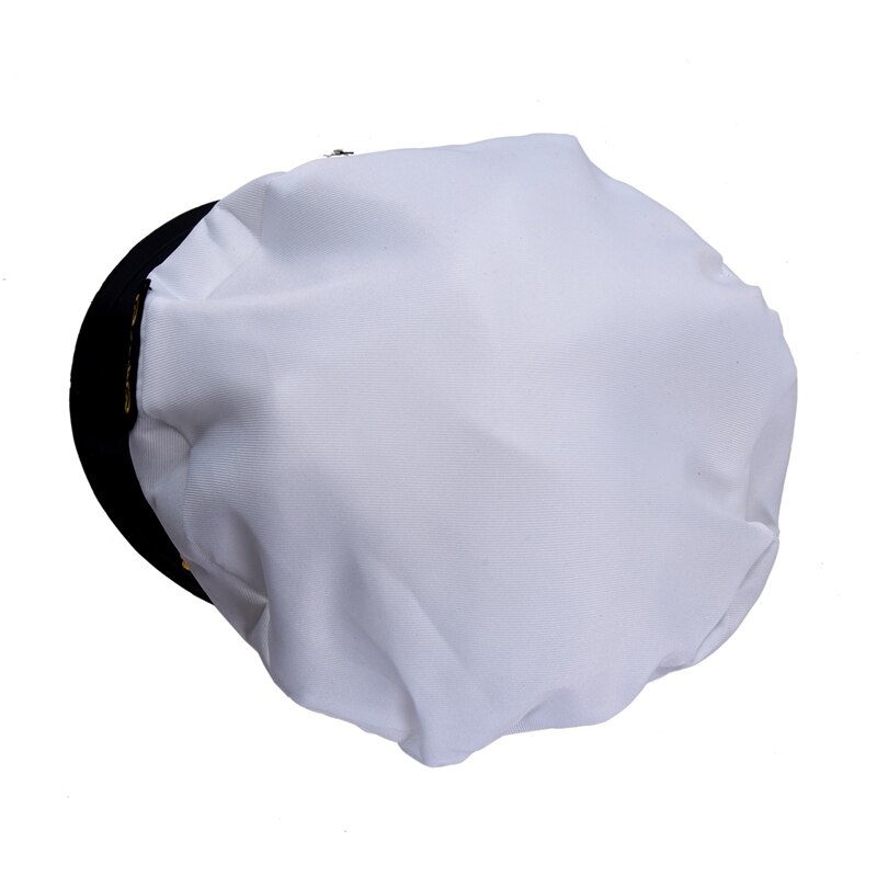 Blanc marine casquette de Marin capitaine Marin Marin uniforme coton couleur blanc noir