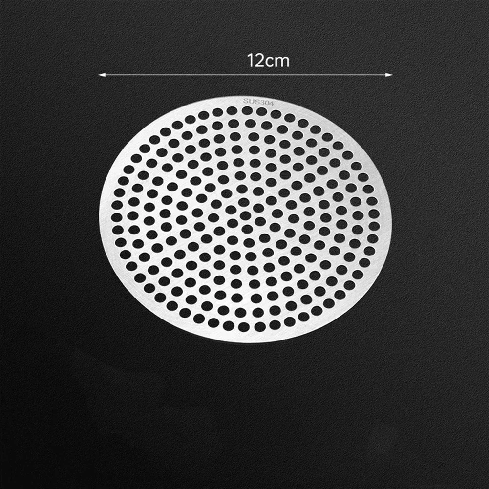 Colador de fregadero de ducha de acero inoxidable, cubierta de filtro de pelo para baño, ducha, cubierta Circular de drenaje de suelo, pantalla de filtro de pelo: Verde