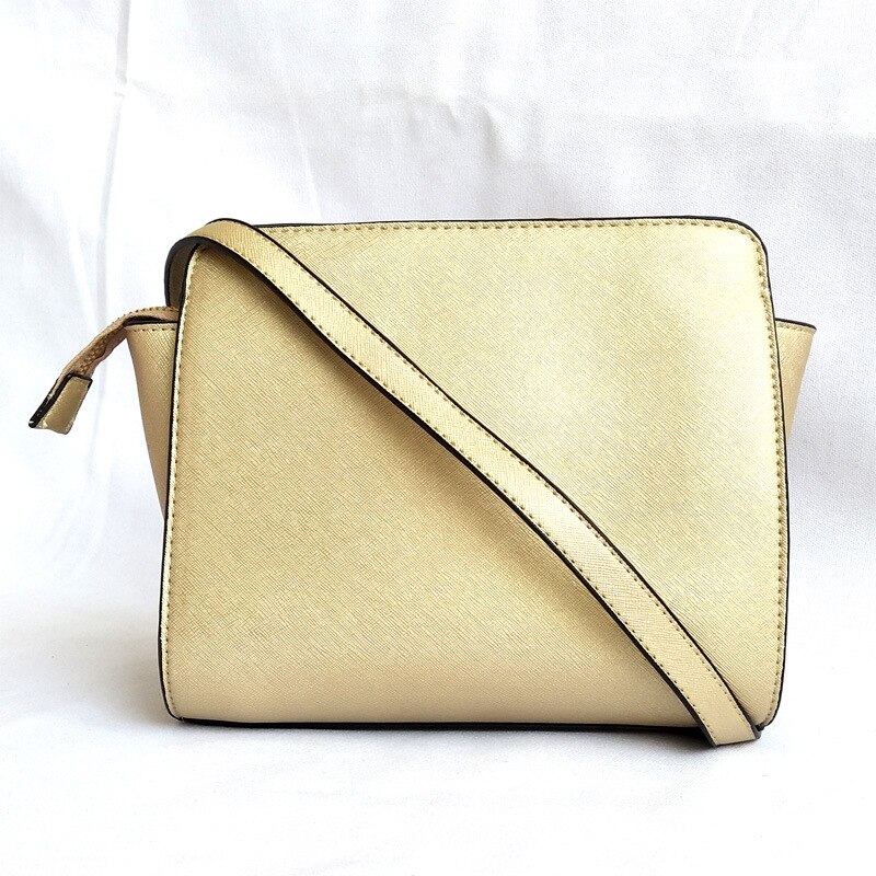 Beknopte Pu Snoep Mini Handtas Schoudertas Crossbody Tas Elegante Hobos Voor Vrouwen & Meisjes Mode: Goud