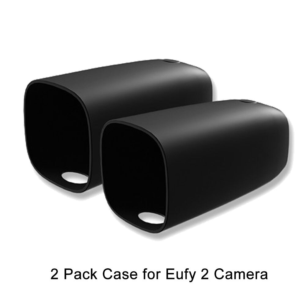 Vandtæt silikone taske til eufy 2c/ eufy 2/ eufy e sikkerhedskamera beskyttelsesovertræk hud udendørs uv-resistent kamera tilbehør: Til eufy 2