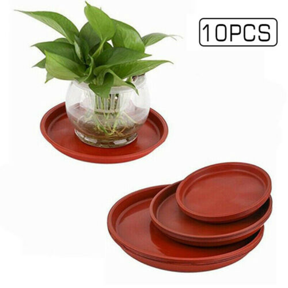 10 st Waterbak Basis Ronde Plastic Schotel Plantenbakken Ac Plant Pot Waterbak Basis Tuin Balkon Potten Bloempot Lekbak plantenbakken