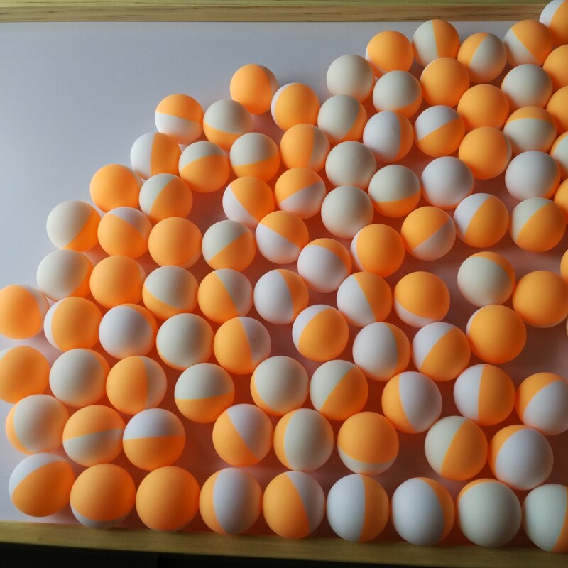 100 Stck/Pack 3 Sterne Tischtennis Ball Doppel Farbe Tennis Bälle 40 + Neue Material Trainning Klingeln Pong bälle Willkommen
