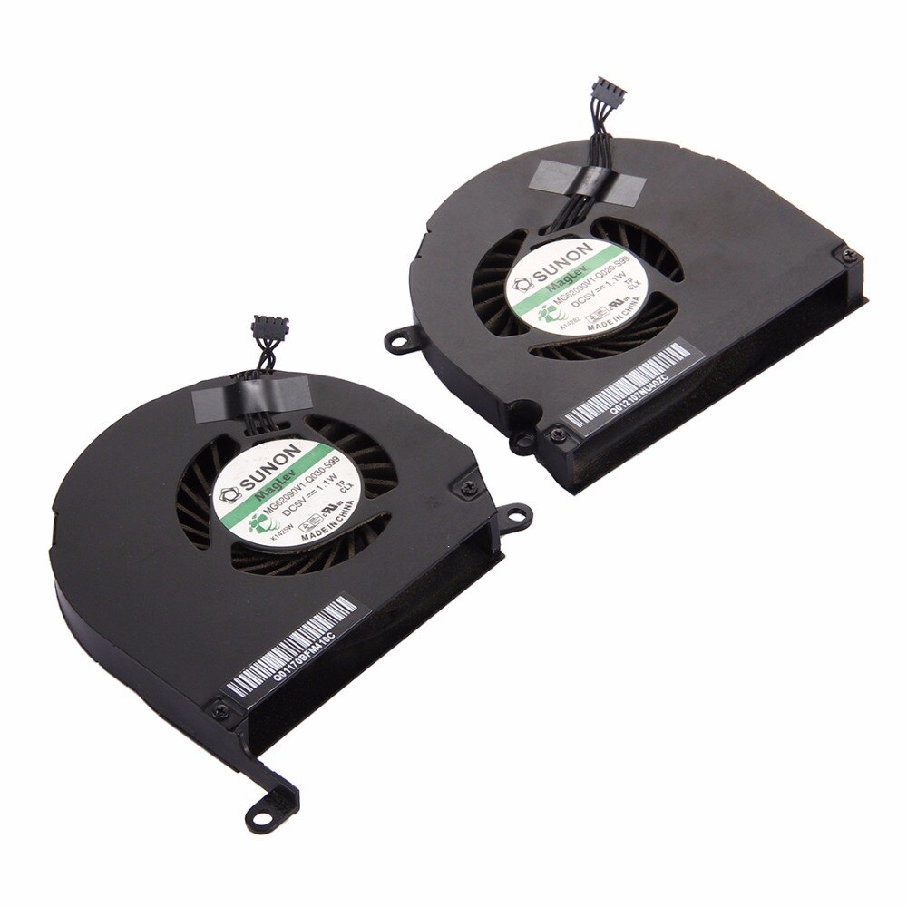 1 Paar Voor Macbook Pro 15.4 Inch - ) a1286/MB985/MC721 / MC371 Cooling Fans (Links + Rechts)