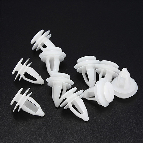 10X Clip de panneau de garniture de moulure de porte intérieure blanche pour citroën Saxo Xsara Berlingo