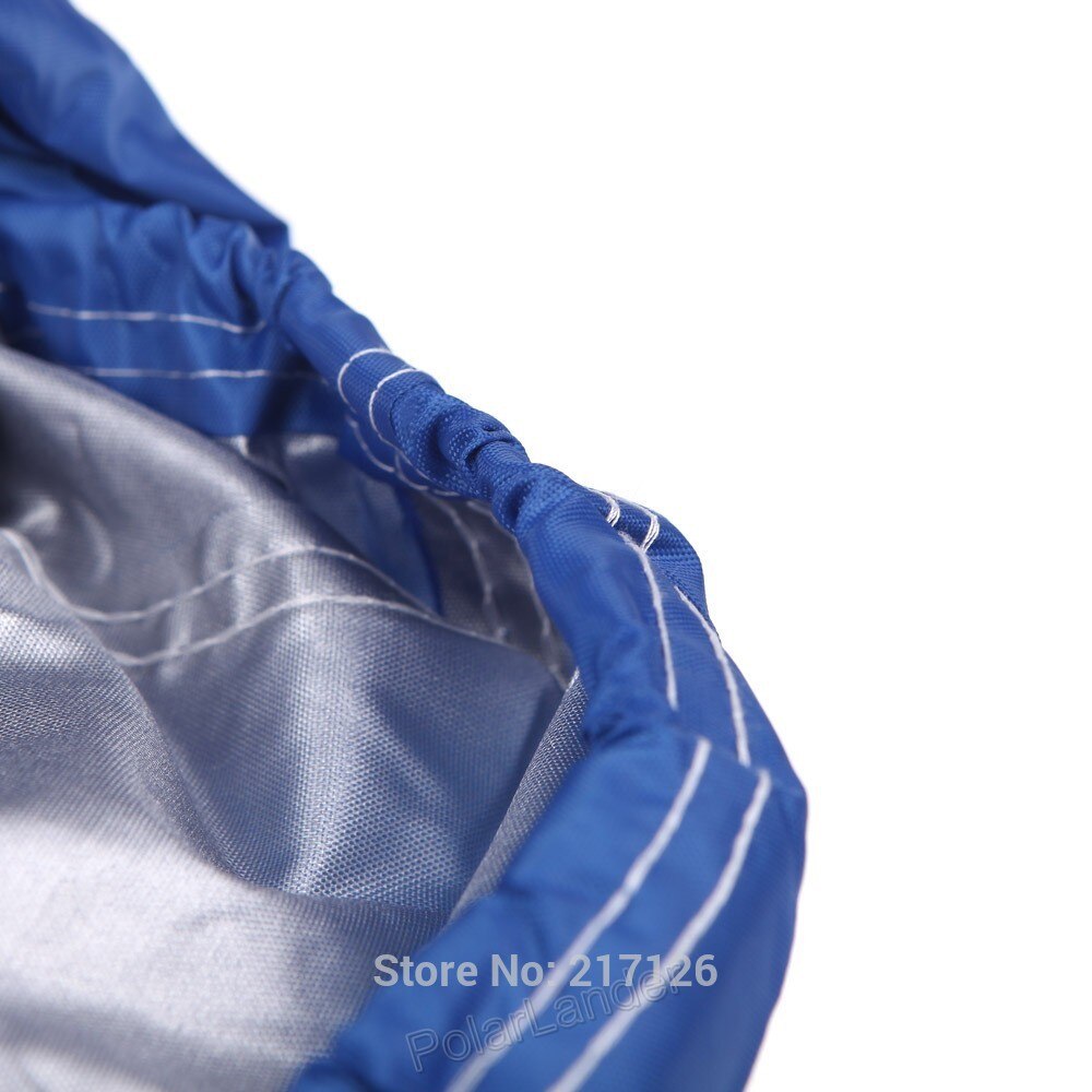 14-16ft 210D Oxford V-Hull Blue Boat Cover Speedboat Cover Prevent UV Sunproof Waterproof