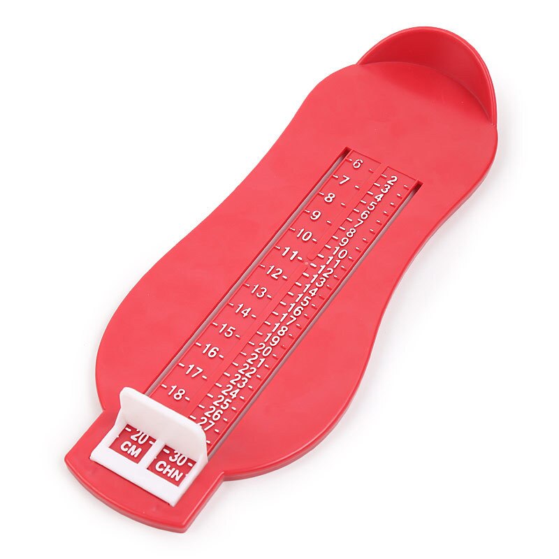 Medidor de medida del pie para niños, regla de medida del tamaño de los zapatos, herramienta, dispositivo de medición de la longitud de los zapatos de bebé, accesorios: Red