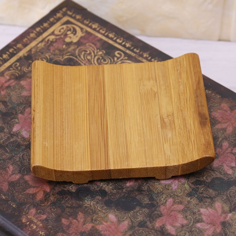 Boîte de rangement porte-savon en bambou | Porte-savon en bambou naturel, porte-assiette de salle de bain et de douche, étagère de rangement