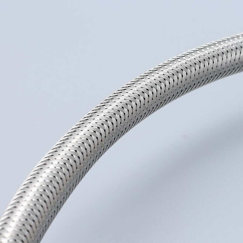 Stainles Steel Metal Braided and Cold Water Inlet Hose Toilet Water Heater High Pressure Connection Pipe Kitchen Faucet Hose