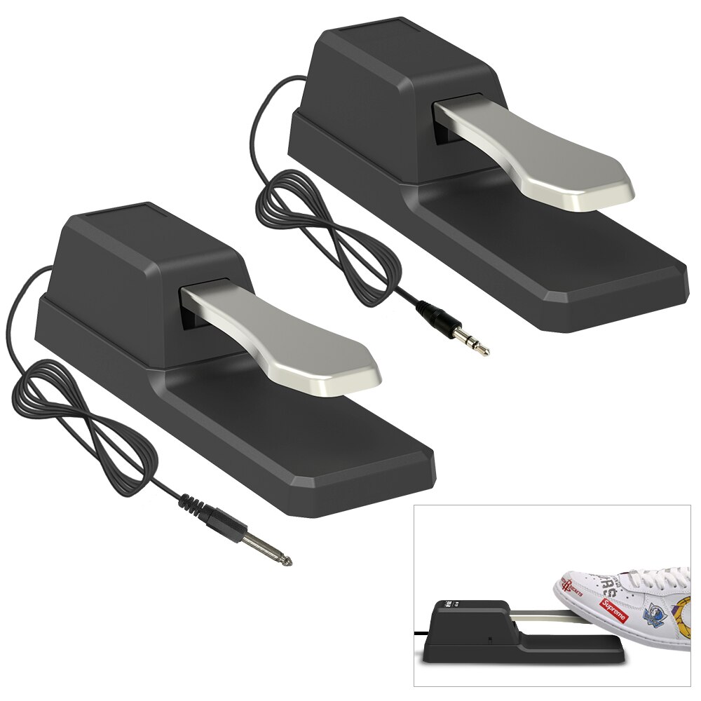 The newly upgraded piano pedal is suitable for yamaha Roland electric piano electronic keyboard MIDI keyboard piano pedal