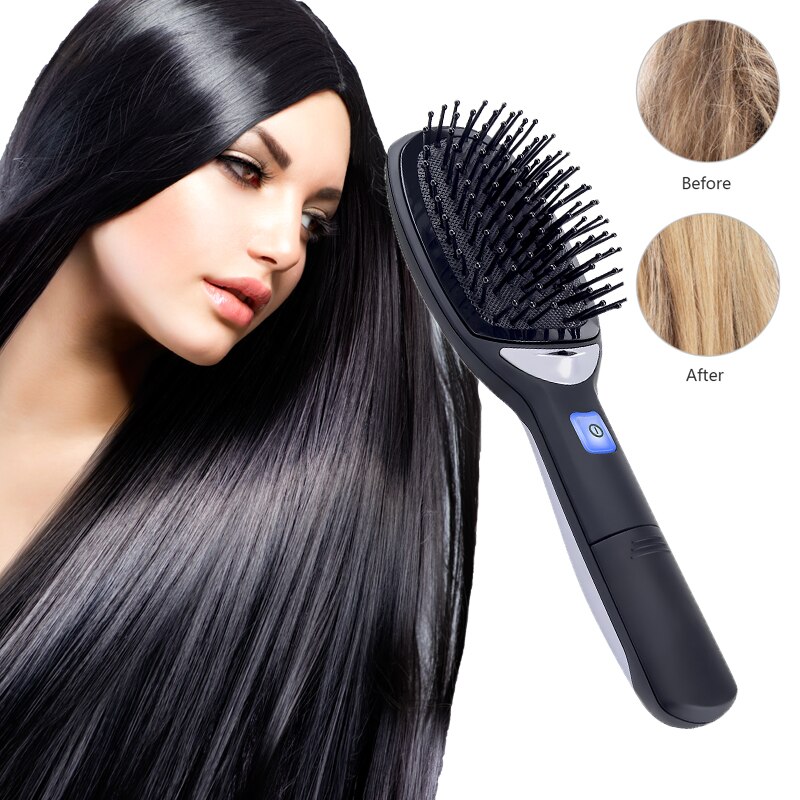 Hair Straightener Brush Fast Hair Comb Electric Hair Brush Comb Irons Auto Straight Hair Comb Ionic Hair Brush Electric Comb