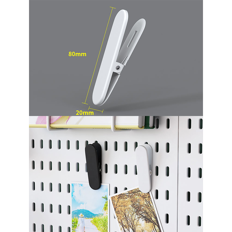 A desk - top storage pegboard for office stationery. Multiple accessories allow for freely - combined vertical display racks.: Mustard