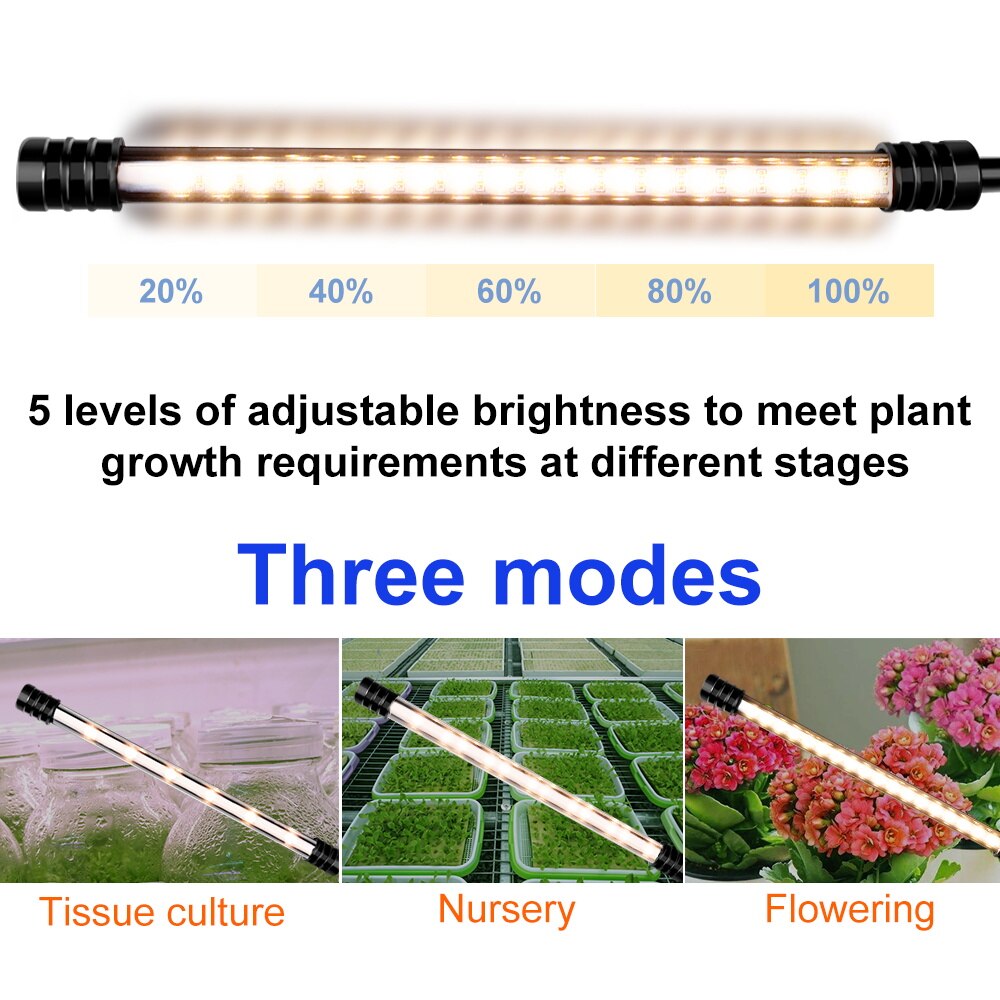 USB Plant Grow Light Full Spectrum Grow Lamp Led Phyto Lamp 4 Heads Phytolamp For Plants Seedlings Flower Home Tent Led Lights