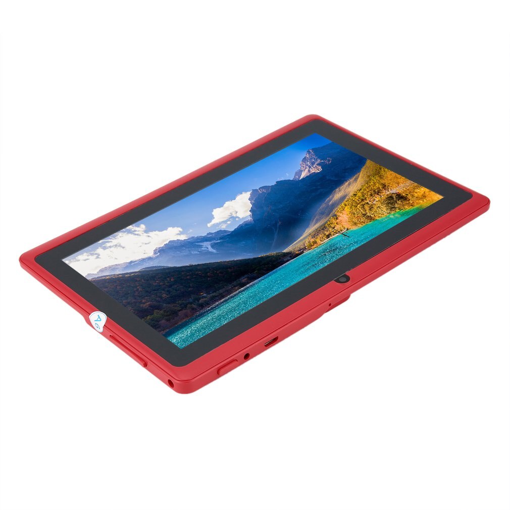 7 Inch Refurbished Q88 Quad-Core Wifi Tablet Zeven-Inch Usb Voeding 512Mb + 4Gb duurzaam Praktische Tablet Blauw