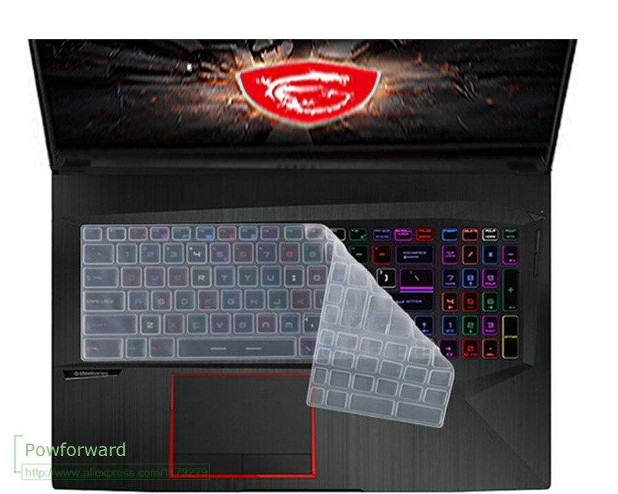 Dla MSI GS63 GS63VR Stealth Pro GT73 GT73VR TITAN GP72 GP72X Leopard GE62VR GE72VR 15 17.3 klawiatura laptopa obudowa ochronna: clear