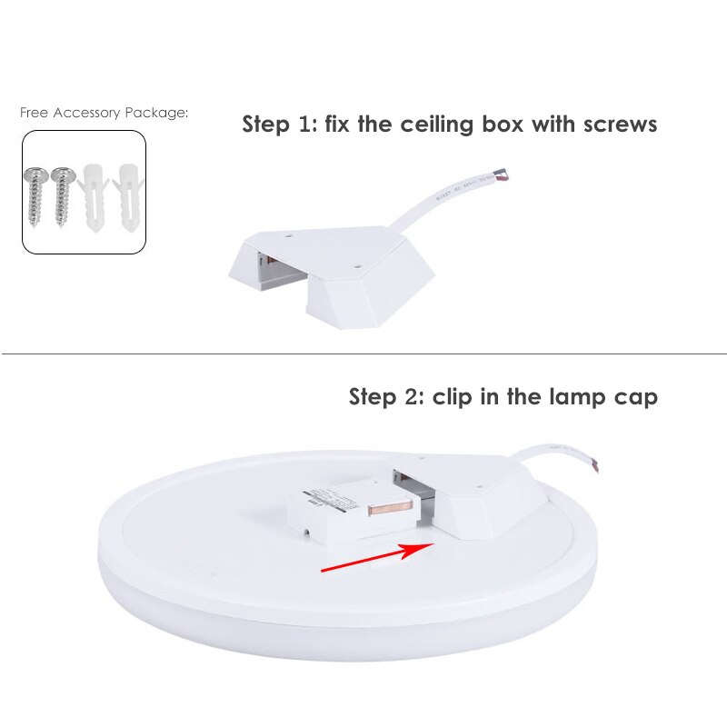 LED Ceiling Lights Ultra Thin UFO Ceiling Lamp 110V 220V Modern Light Fixture Surface Mounted For Living Room Bedroom